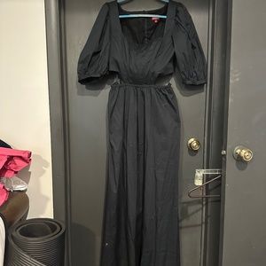 Staud Black Astro Dress